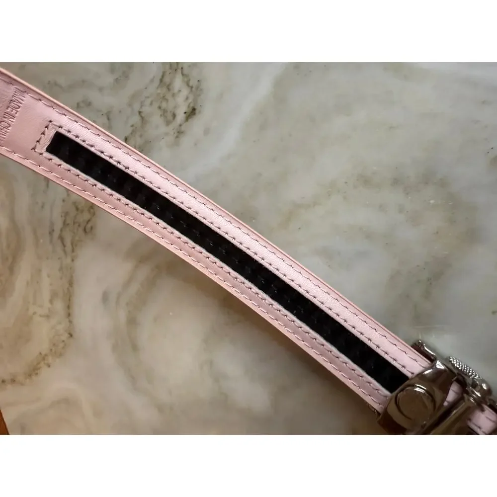 Mission Belt Kids Adjustable Leather Belt Girls Pink